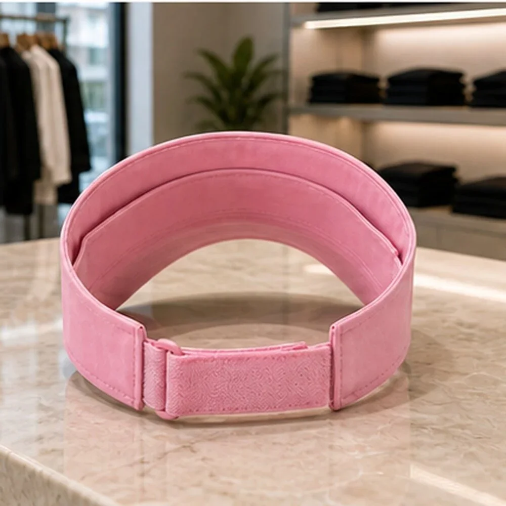 ALO Yoga Pink Active Open Top Visor Hat NWT